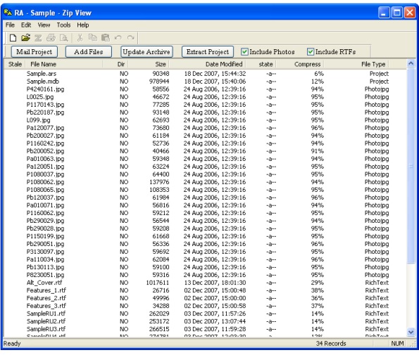 Zip and Mail View